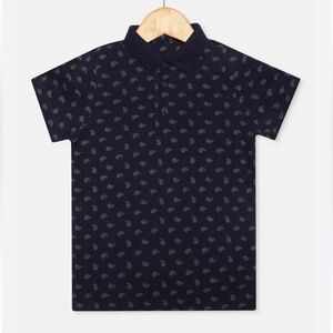 🫐3/$30 Allen Solly Junior Navy Polo Shirt Classic Design size 3-4T